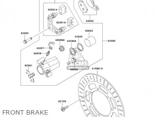 FRONT BRAKE - VN800A11 VULCAN 800 2005 USA CALIFORNIA