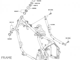 FRAME - VN800A11 VULCAN 800 2005 USA CALIFORNIA