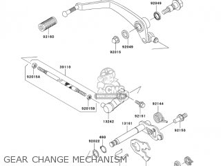 GEAR CHANGE MECHANISM - VN800A11 VULCAN 800 2005 USA CALIFORNIA
