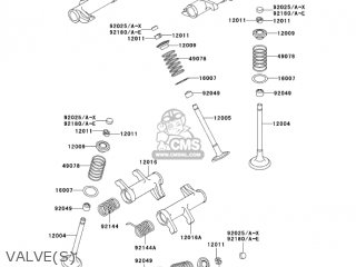 VALVE(S) - VN800A11 VULCAN 800 2005 USA CALIFORNIA