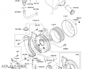 AIR CLEANER - VN800A11 VULCAN 800 2005 USA CALIFORNIA