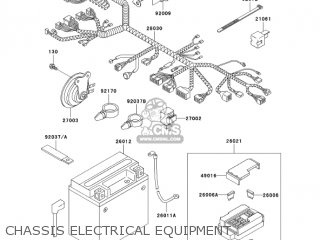 CHASSIS ELECTRICAL EQUIPMENT - VN800A11 VULCAN 800 2005 USA CALIFORNIA