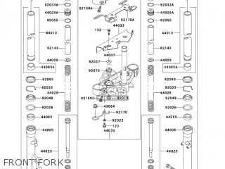 FRONT FORK - VN800A11 VULCAN 800 2005 USA CALIFORNIA