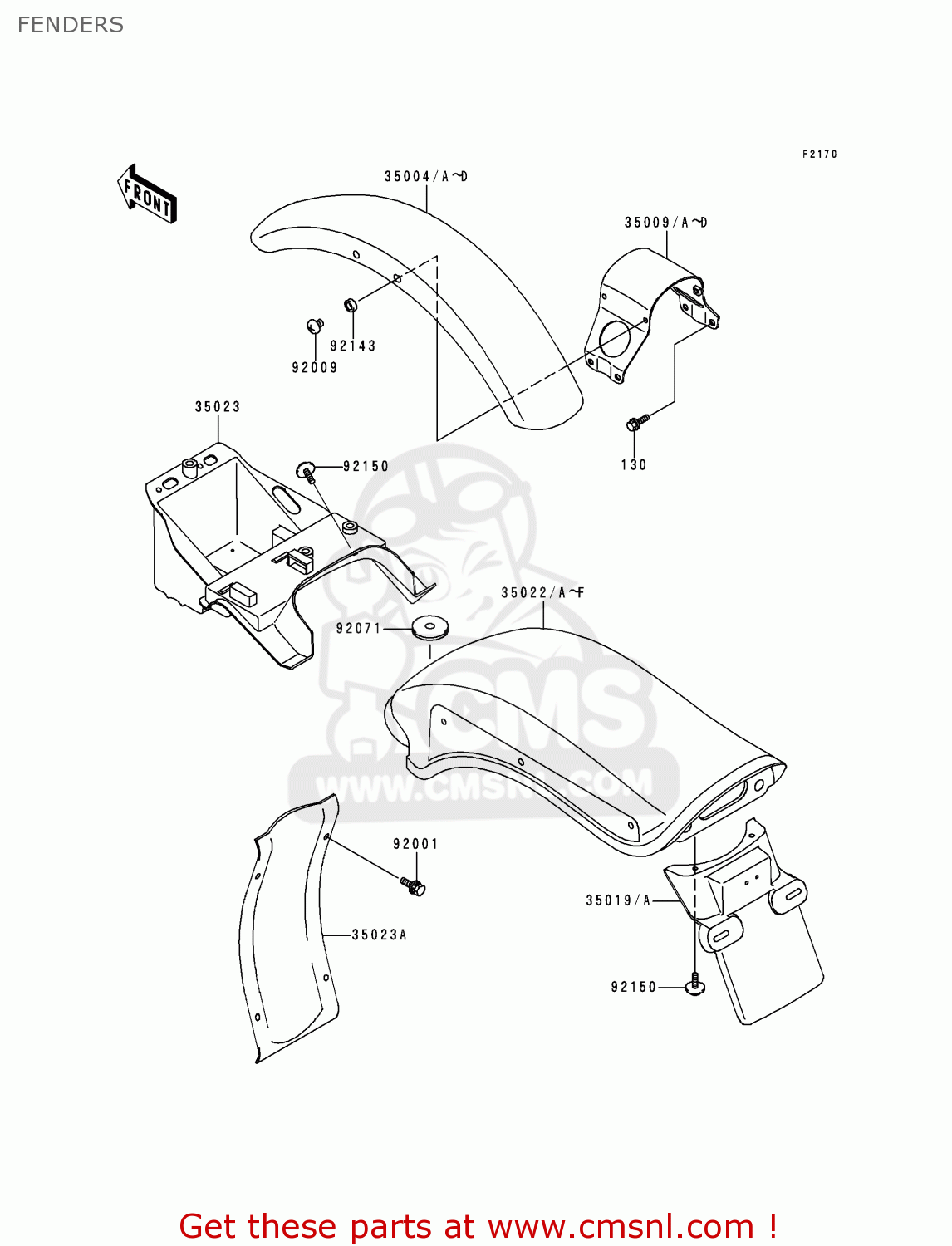 FENDERS VN800A2 1996 EUROPE UK FR AR FG GR IT NR SD SP ST