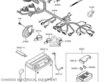 CHASSIS ELECTRICAL EQUIPMENT - VN800A2 1996 EUROPE UK FR AR FG GR IT NR SD SP ST