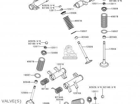 VALVE(S) - VN800A2 VULCAN 800 1996 USA CALIFORNIA CANADA
