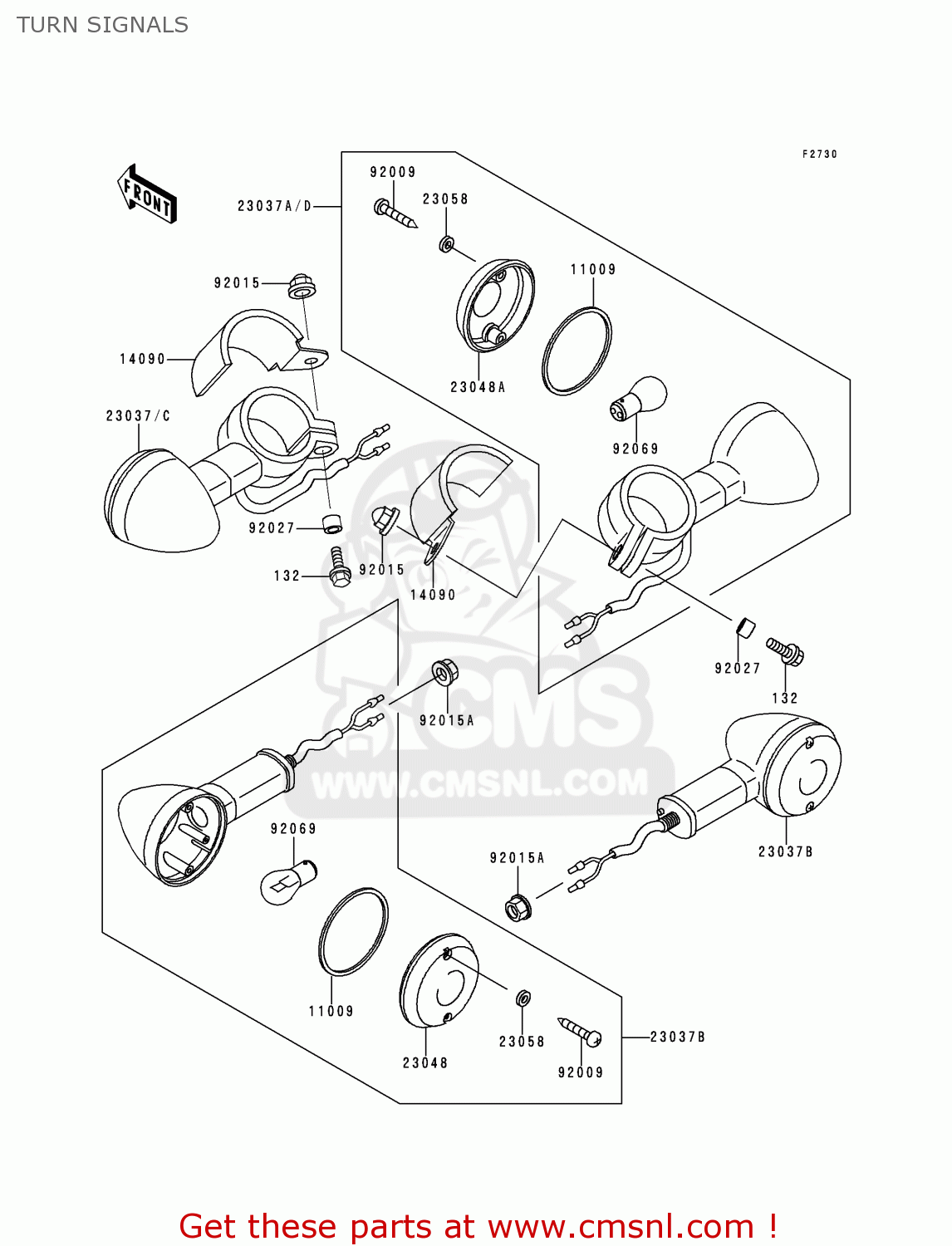 TURN SIGNALS VN800A3 1997 EUROPE UK FR AR FG GR NR SD ST