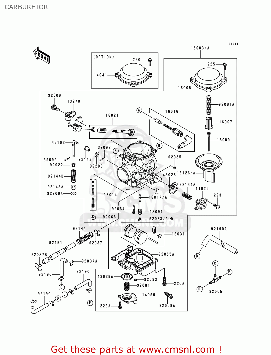 CARBURETOR VN800A3A 1997 NETHERLANDS