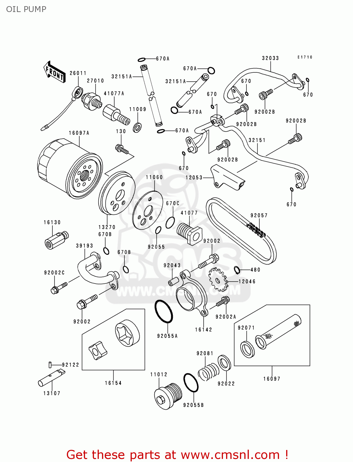 OIL PUMP VN800A3A 1997 NETHERLANDS