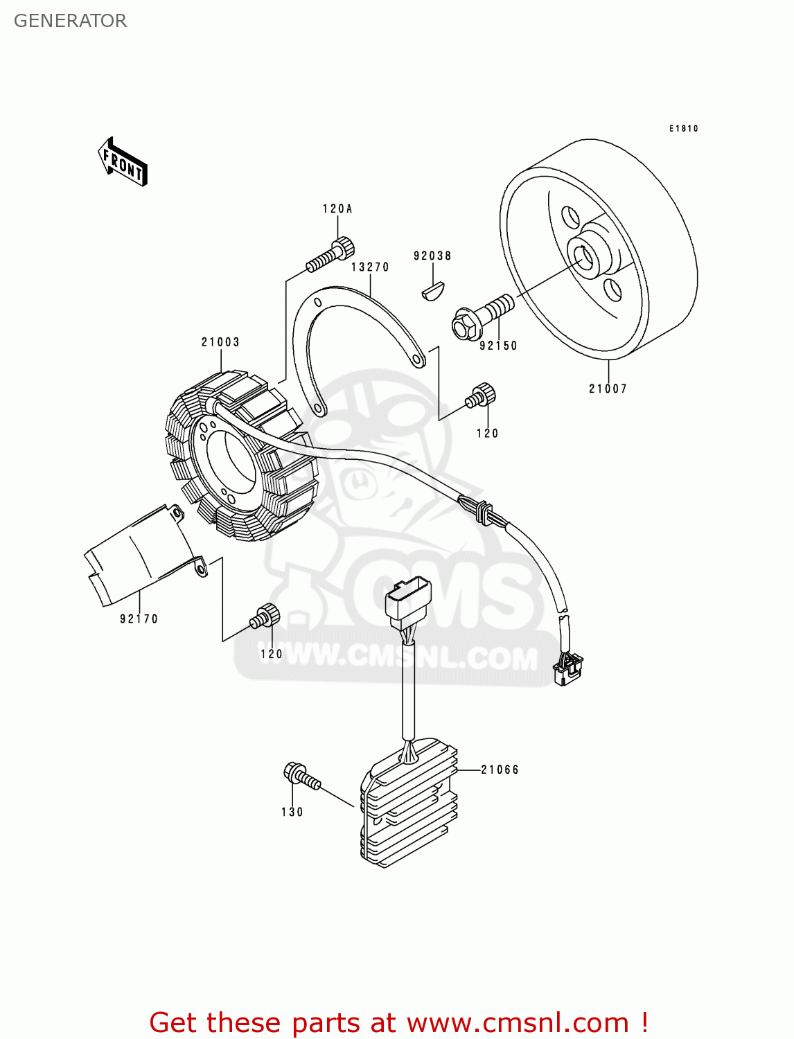 GENERATOR VN800A3A 1997 NETHERLANDS