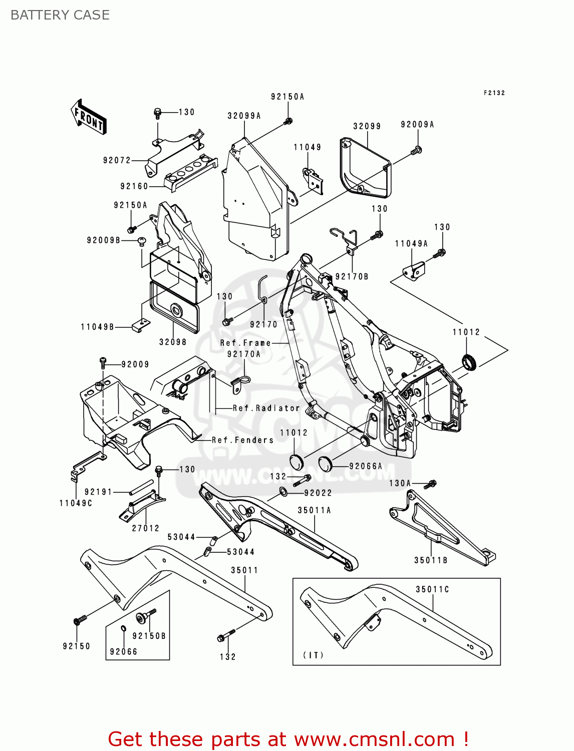 BATTERY CASE VN800A3A 1997 NETHERLANDS