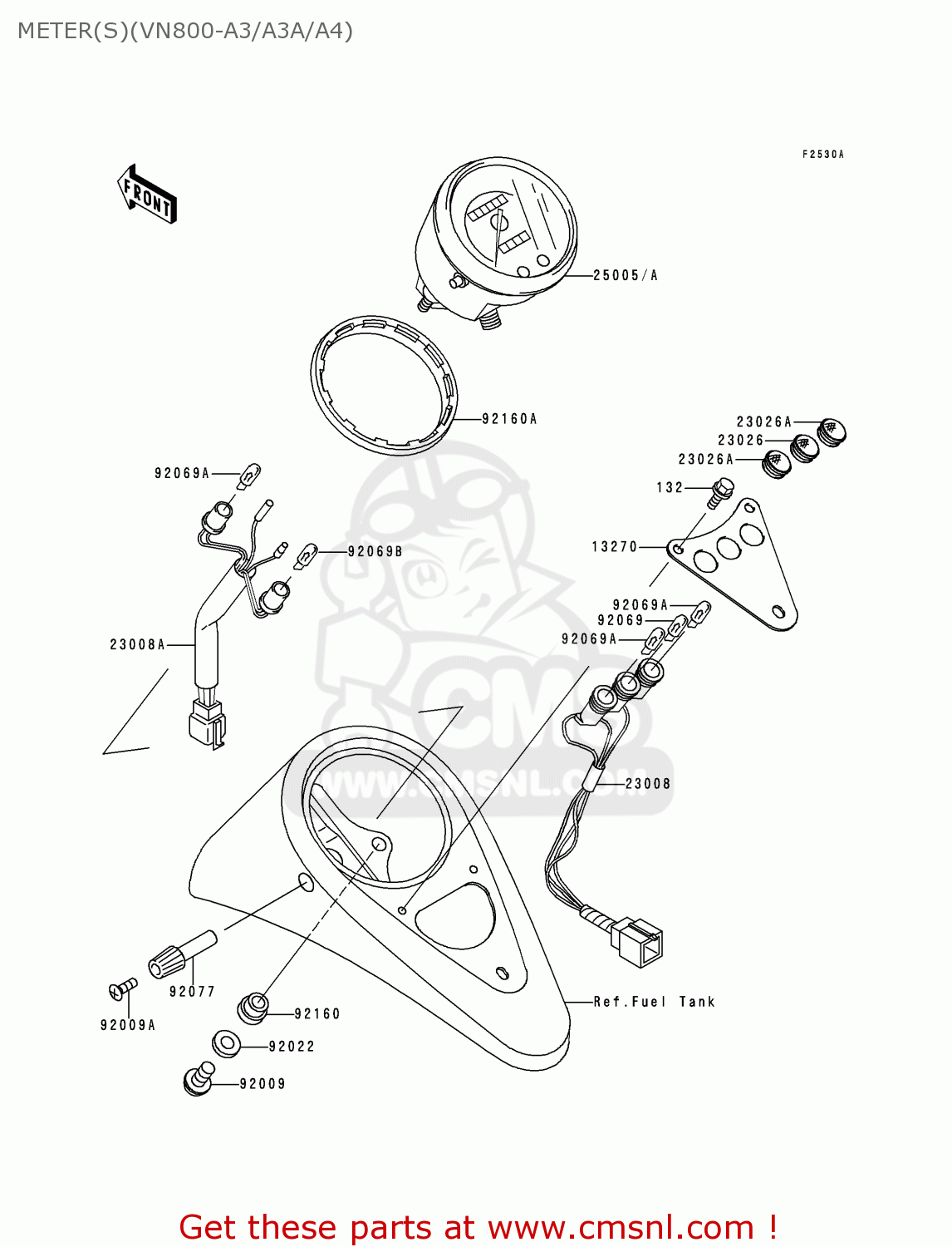METER(S)(VN800-A3/A3A/A4) VN800A3A 1997 NETHERLANDS