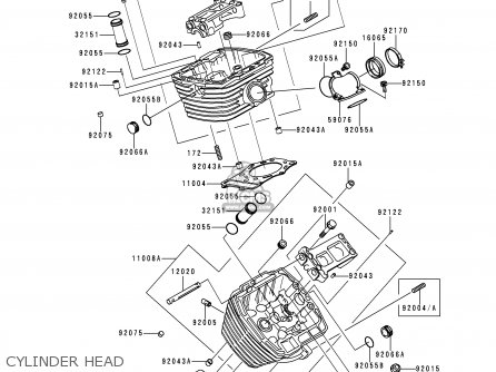 CYLINDER HEAD - VN800A3A 1997 NETHERLANDS