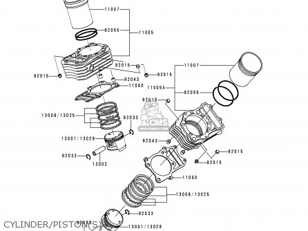 CYLINDER/PISTON(S) - VN800A3A 1997 NETHERLANDS
