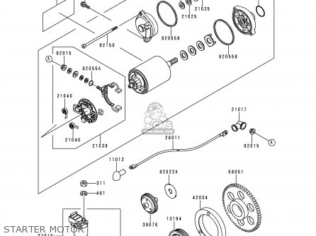 STARTER MOTOR - VN800A3A 1997 NETHERLANDS