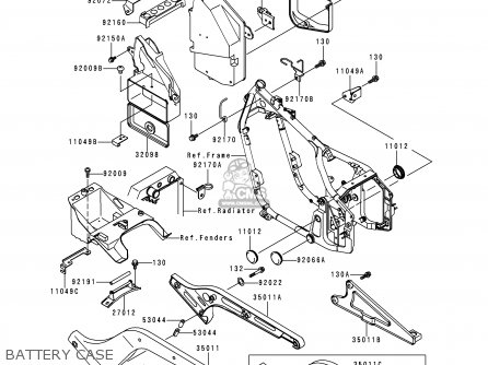 BATTERY CASE - VN800A3A 1997 NETHERLANDS