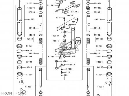 FRONT FORK - VN800A3A 1997 NETHERLANDS