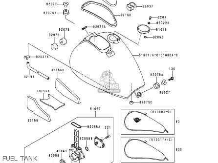 FUEL TANK - VN800A3A 1997 NETHERLANDS