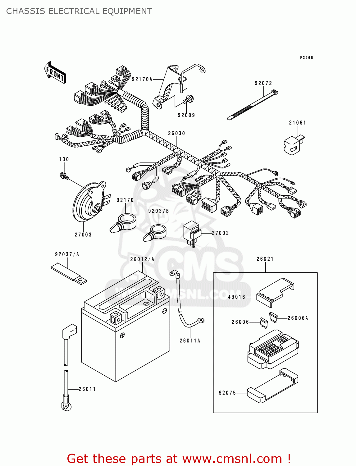 CHASSIS ELECTRICAL EQUIPMENT VN800A4 1998 EUROPA UK FR NL AR FG GR IT NR SD ST