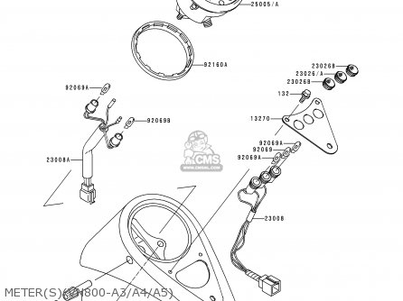 METER(S)(VN800-A3/A4/A5) - VN800A4 VULCAN 800 1998 USA CALIFORNIA CANADA