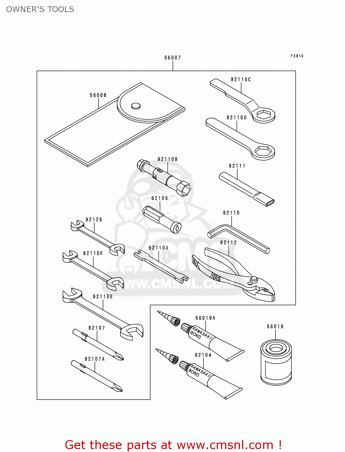 OWNER'S TOOLS VN800A5 1999 NETHERLANDS FG GR NR SD