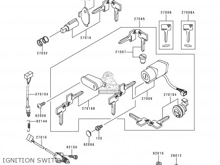 IGNITION SWITCH - VN800A5 1999 NETHERLANDS FG GR NR SD