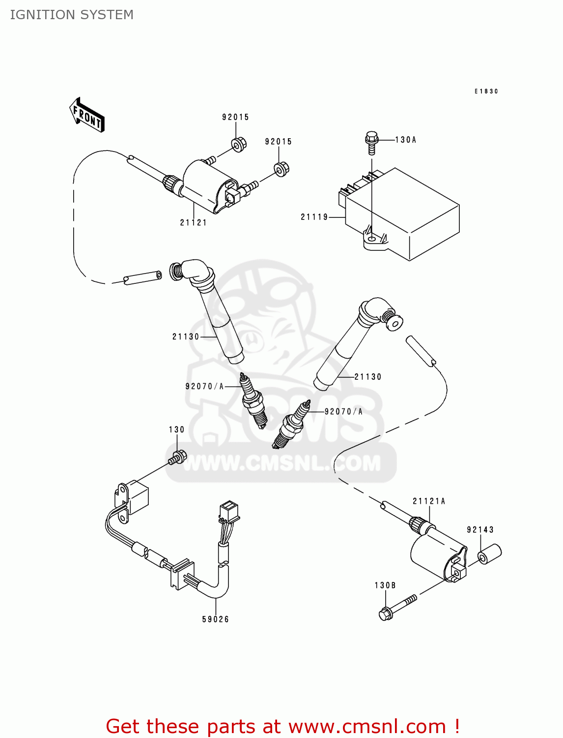 IGNITION SYSTEM VN800A6 VULCAN 800 2000 USA CALIFORNIA