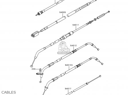 CABLES - VN800A6 VULCAN 800 2000 USA CALIFORNIA