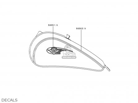 DECALS - VN800A6 VULCAN 800 2000 USA CALIFORNIA
