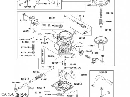 CARBURETOR - VN800A7 VULCAN 800 2001 USA CALIFORNIA