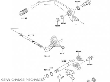 GEAR CHANGE MECHANISM - VN800A7 VULCAN 800 2001 USA CALIFORNIA