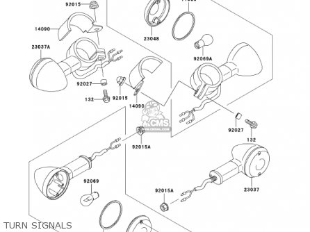TURN SIGNALS - VN800A7 VULCAN 800 2001 USA CALIFORNIA