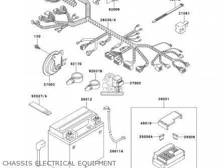CHASSIS ELECTRICAL EQUIPMENT - VN800A8 VULCAN 800 2002 USA CALIFORNIA
