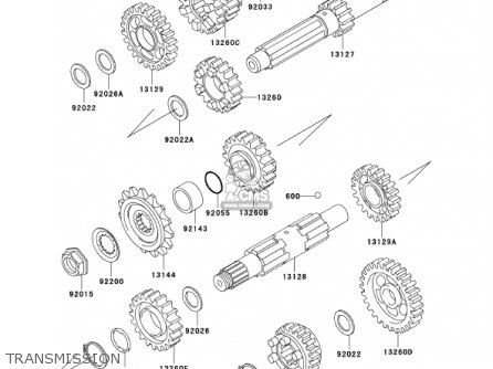 TRANSMISSION - VN800A8 VULCAN 800 2002 USA CALIFORNIA