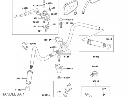 HANDLEBAR - VN800A8 VULCAN 800 2002 USA CALIFORNIA