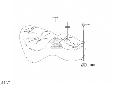 SEAT - VN800A8 VULCAN 800 2002 USA CALIFORNIA