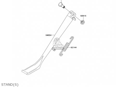 STAND(S) - VN800A8 VULCAN 800 2002 USA CALIFORNIA
