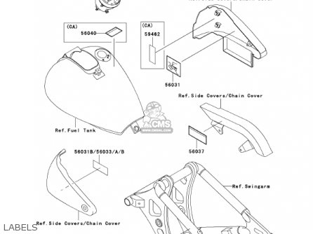 LABELS - VN800A8 VULCAN 800 2002 USA CALIFORNIA