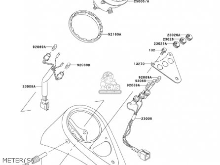 METER(S) - VN800A8 VULCAN 800 2002 USA CALIFORNIA