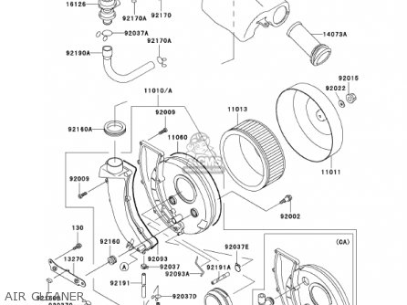 AIR CLEANER - VN800A8 VULCAN 800 2002 USA CALIFORNIA