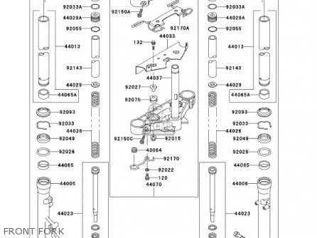 FRONT FORK - VN800A8 VULCAN 800 2002 USA CALIFORNIA