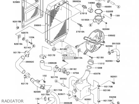 RADIATOR - VN800A8 VULCAN 800 2002 USA CALIFORNIA