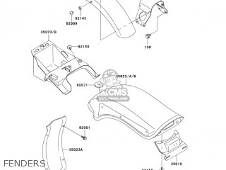 FENDERS - VN800A9 VULCAN 800 2003 USA CALIFORNIA