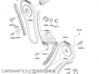 CAMSHAFT(S)/TENSIONER - VN800A9 VULCAN 800 2003 USA CALIFORNIA