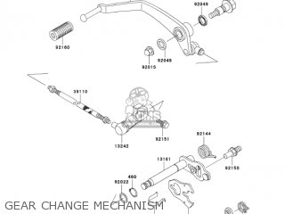 GEAR CHANGE MECHANISM - VN800A9 VULCAN 800 2003 USA CALIFORNIA