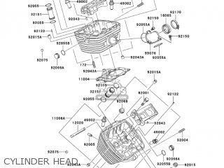 CYLINDER HEAD - VN800A9 VULCAN 800 2003 USA CALIFORNIA
