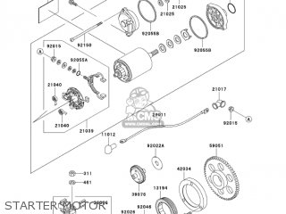 STARTER MOTOR - VN800A9 VULCAN 800 2003 USA CALIFORNIA