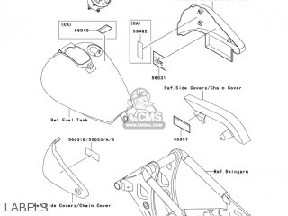 LABELS - VN800A9 VULCAN 800 2003 USA CALIFORNIA
