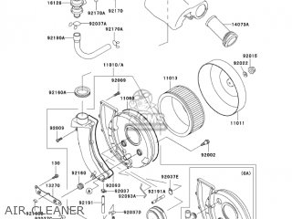 AIR CLEANER - VN800A9 VULCAN 800 2003 USA CALIFORNIA