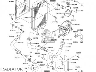 RADIATOR - VN800A9 VULCAN 800 2003 USA CALIFORNIA